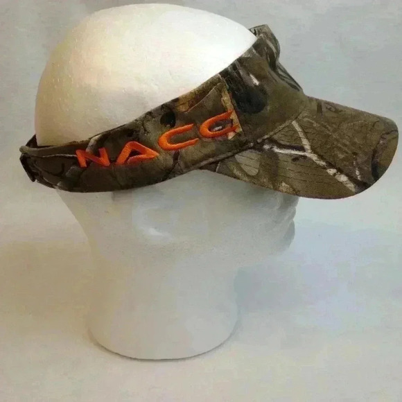 Realtree Sun Visor Unisex Adjustable Tan Camo Cap - Picture 3 of 8